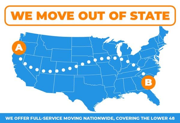Out of State Map Area